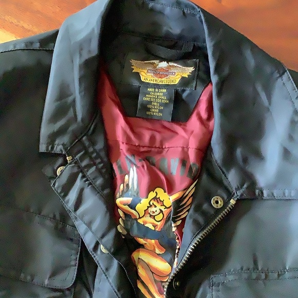 Harley Davidson American Legend Women’s Rain Jacket and Chaps - Picture 2 of 5